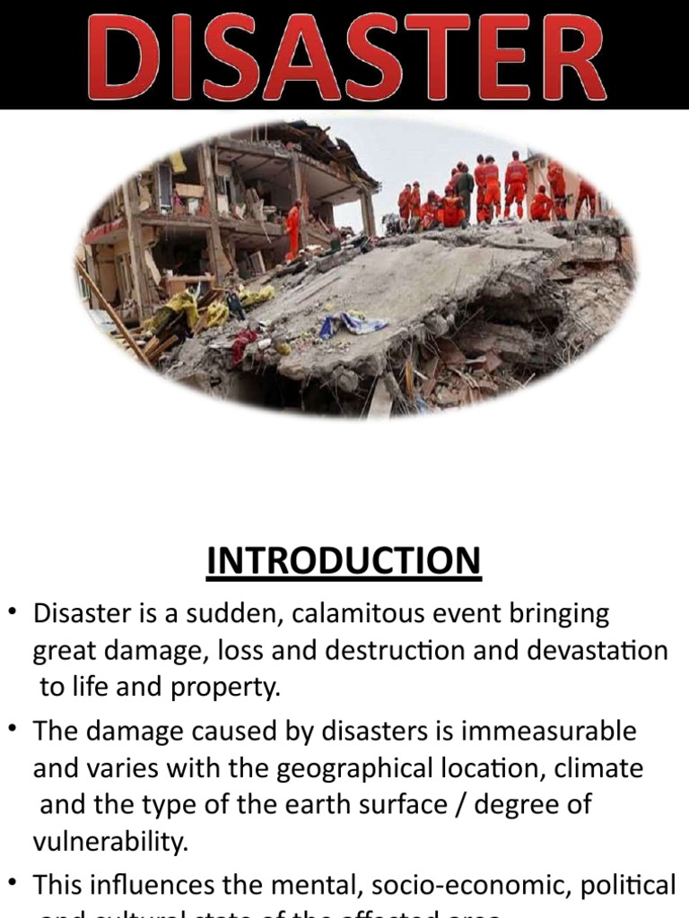 Disaster Nursing Pdf Emergency Management Natural Disasters