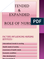 Expanded & Exteded Role