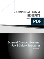 Compensation & Benefits: Mba (Gen) Sem 4