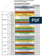 MITM Online Class Timetable Sem 3, 5, 7