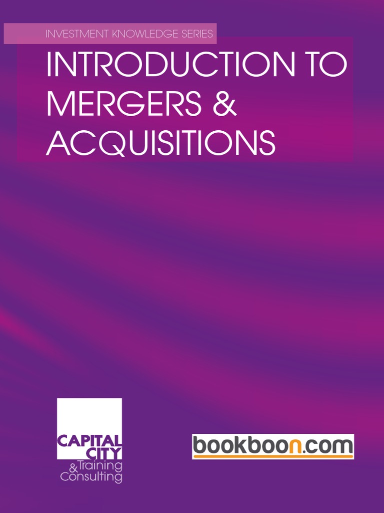Introduction To Mergers & Acquisitions: Limited | Download Free PDF ...