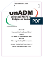 Módulo 12 Responsabilidad Penal y Punibilidad: de Autor Desconocido Está Bajo Licencia