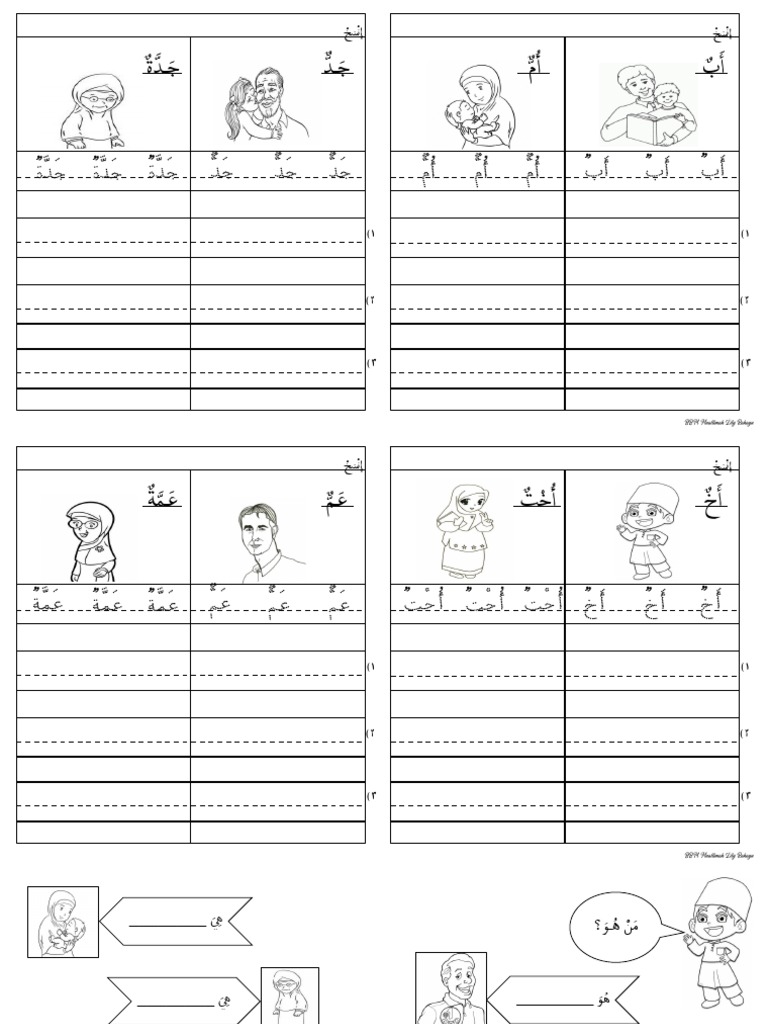 Latihan Bahasa Arab Thn 2 Tajuk Keluarga Pdf