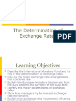 The Determination of Exchange Rates