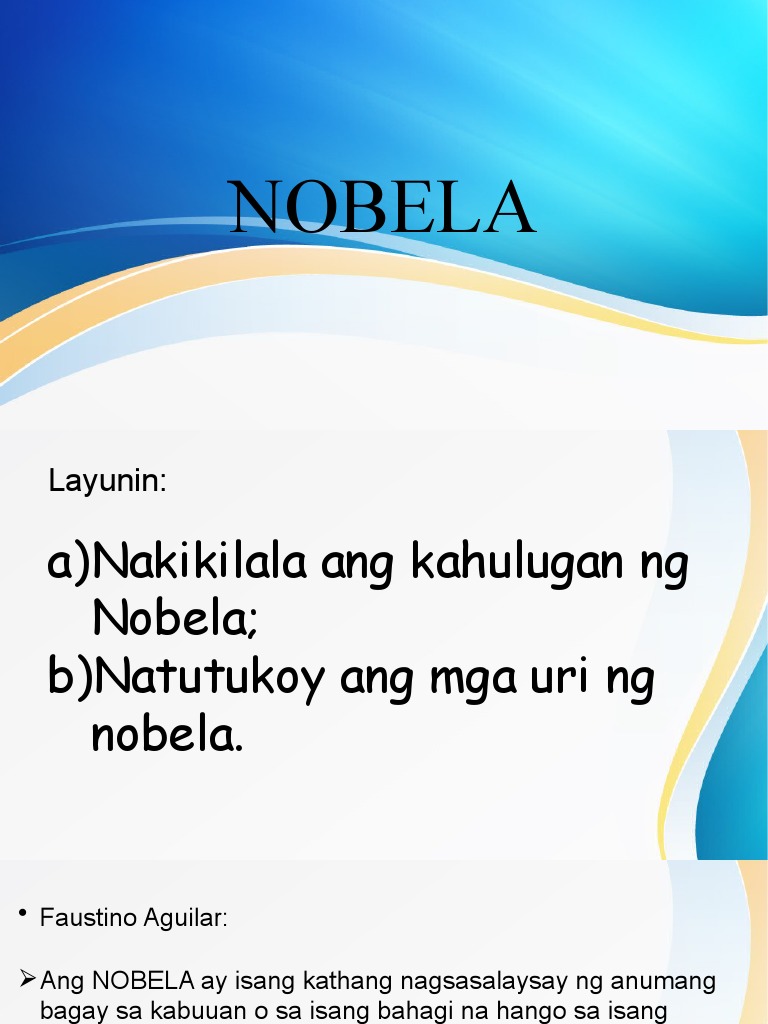 Nobela | PDF