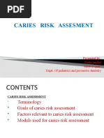 ADA Caries Risk Assessmento Mayores 6 | PDF | Mouth | Clinical Medicine