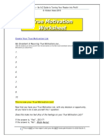 TrueMotivationWorksheet PDF