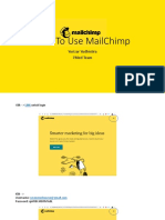 How To Use Mailchimp - Yurizar