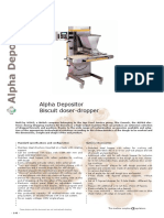 Alpha Depositor Biscuit doser dropper-ING2000