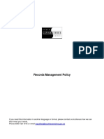 FCOR Records Management Policy PDF