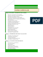 Microwave Transmission Link Planning Course Curriculum