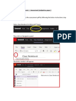 Students Can Access The Assessment PDF by Following The Below Instructions Step by Step: Select Class Notebook in Microsoft Teams