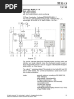 2-Fold Input Module 13 110 (Ex) I, Safety-Related