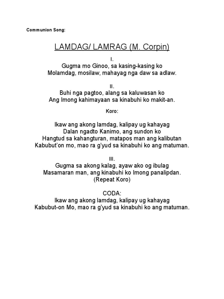 Lamdag | PDF