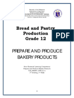 Bread and Pastry Production Grade 12: Division of City Schools - Manila