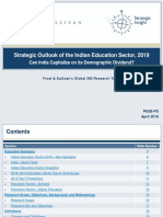 Strategic Outlook of The Indian Education Sector, 2019