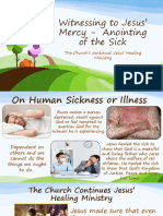 Witnessing To Jesus' Mercy - Anointing of The Sick