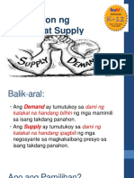 Aralin 11 Interaksyon NG Supply at Demand