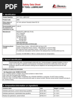 Air Tool Lubricant: Safety Data Sheet