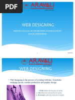 Web Designing: Aravali College of Engineering & Management (Acem, Faridabad)