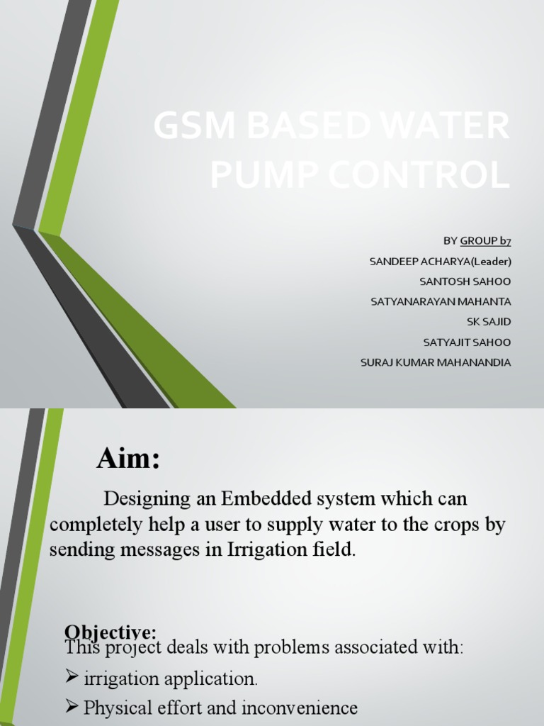 GSM Based Water Pump Controller | PDF | Rectifier | Capacitor