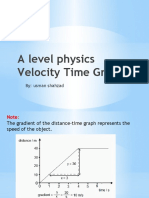 Motion Graphs Distance-Time Physics A Levels