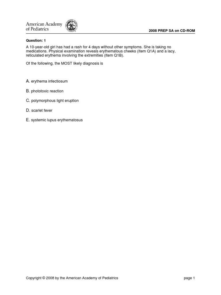 08 p American Academy Of Pediatrics Prep Pdf Vitamin D Attention Deficit Hyperactivity Disorder