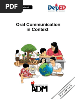 Oral Communication in Context