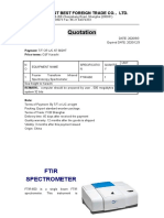 FTIR Spectrometer for $15,600