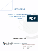 Relatório Final do Estudo de Base do PRODEM