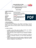 Plan de Trabajo Módulo 12 GESTIÓN ADMINISTRACIÓN EDUCATIVA