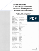 Recommendations For The Design, Calculation, Installation and Inspection of Wind-Turbine Foundations