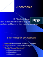 Anesthesia Introduction