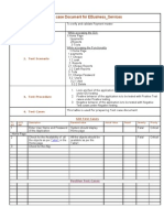 Test Case Document For Ebusiness - Services: Test Scope/Test Objective