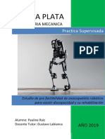 Estudio de pre factibilidad de exoesqueleto robótico para asistir discapacidad y su rehabilitación