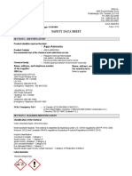 Safety Data Sheet: Aqua Ammonia