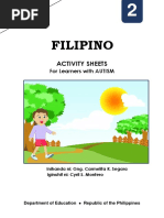 Filipino: Activity Sheets