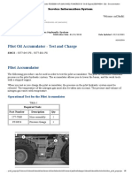 Pilot Oil Accumulator - Test and Charge