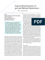 Psychological Determinants of Fibromyalgia and Related Syndromes