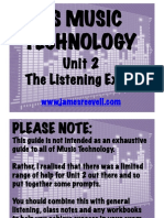 As Music Technology: Unit 2 The Listening Exam