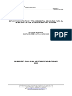 Estatuto - Tributario Mpio San Juan N 2014 PDF