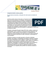 Partidos Políticos - Congresso Discute Reforma Política PDF