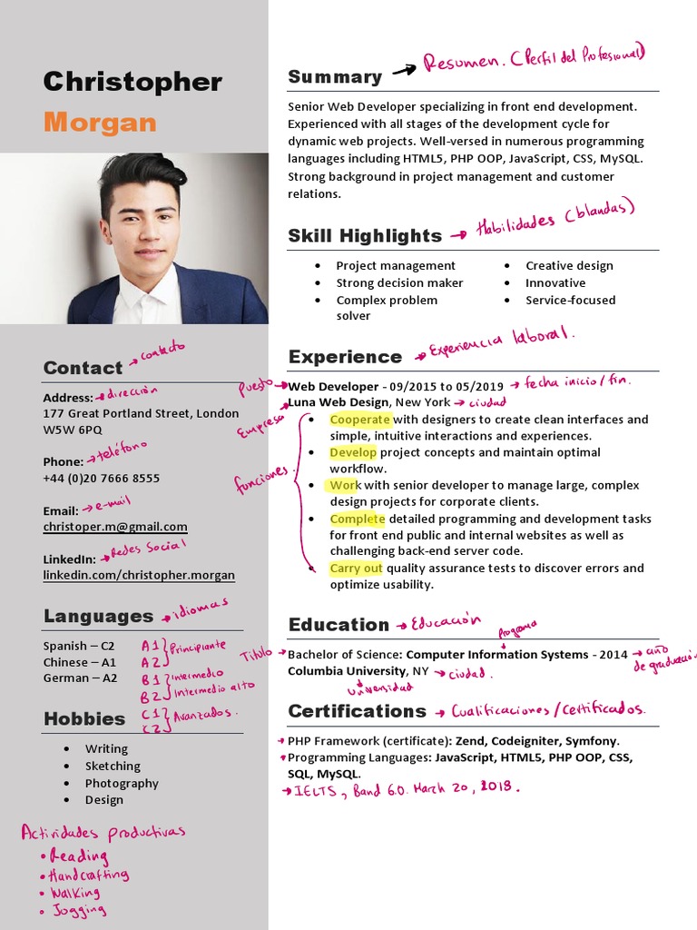 Senior Web Developer Profile | PDF | Php | Web Design