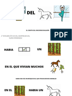 Cuento El Unicornio Bailarín Adaptado A Pictogramas PDF