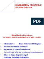 Internal Combustion Engines-Ii: Diesel Engine Emissions