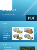 Hydraulics: (Analysis of Dams)