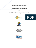 Oil Sample Analysis - Manual - PM