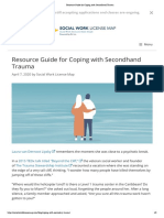 Resource Guide For Coping With Secondhand Trauma