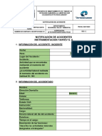 Nal-001 Notificación de Accidentes