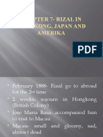 Chapter 7-Rizal in Hongkong, Japan and Amerika